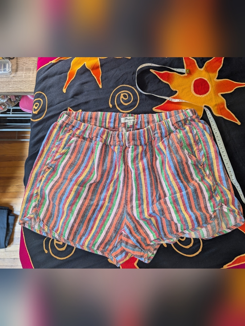 Striped Multicolor Women’s Casual Shorts